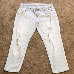 Old navy Destroyed denim ankle jeans 👖